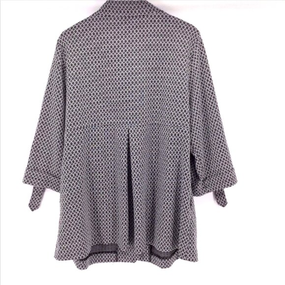 REQUIREMENTS Woman Lightweight Geometric Print Button down Jacket Size 2X - Picture 12 of 14